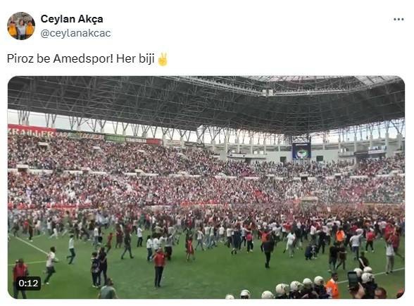 Amedspor'a tebrik mesajları: Bu şehir büyük kaptana sözünü tuttu - Resim: 11